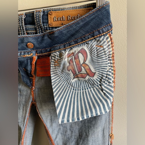 ROCK REVIVAL JEANS - Vintage. Straight leg / low rise. - Picture 6 of 9